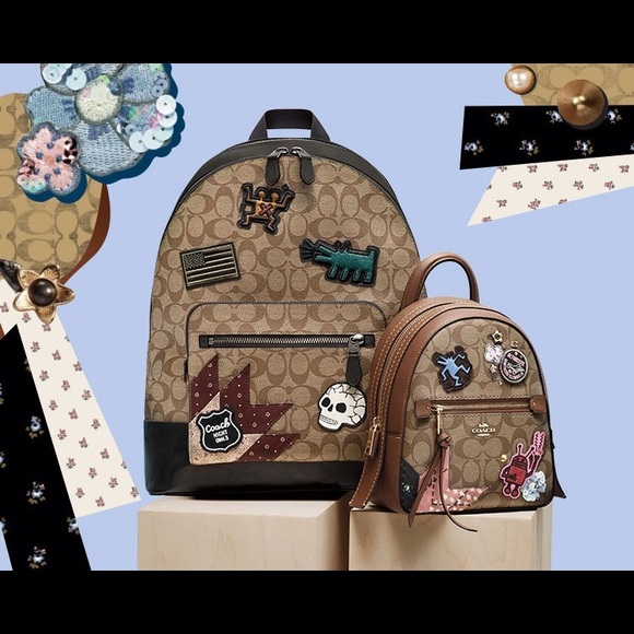 NWT Coach X Harings Limited Convertible Backpack - Picture 3 of 7